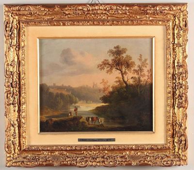 Samuel David Colkett (1806-1863)paesaggio con Fiume