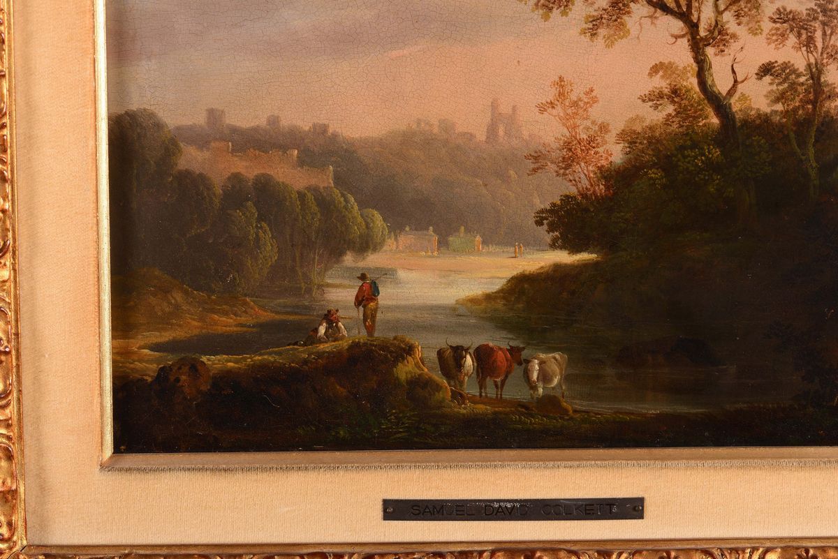 Samuel David Colkett (1806-1863)paesaggio con Fiume