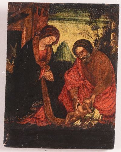 Scuola del XVIII Secoloadorazione del Bambino