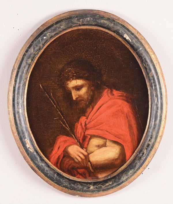 Scuola del XVIII secolo Cristo incoronato di spine