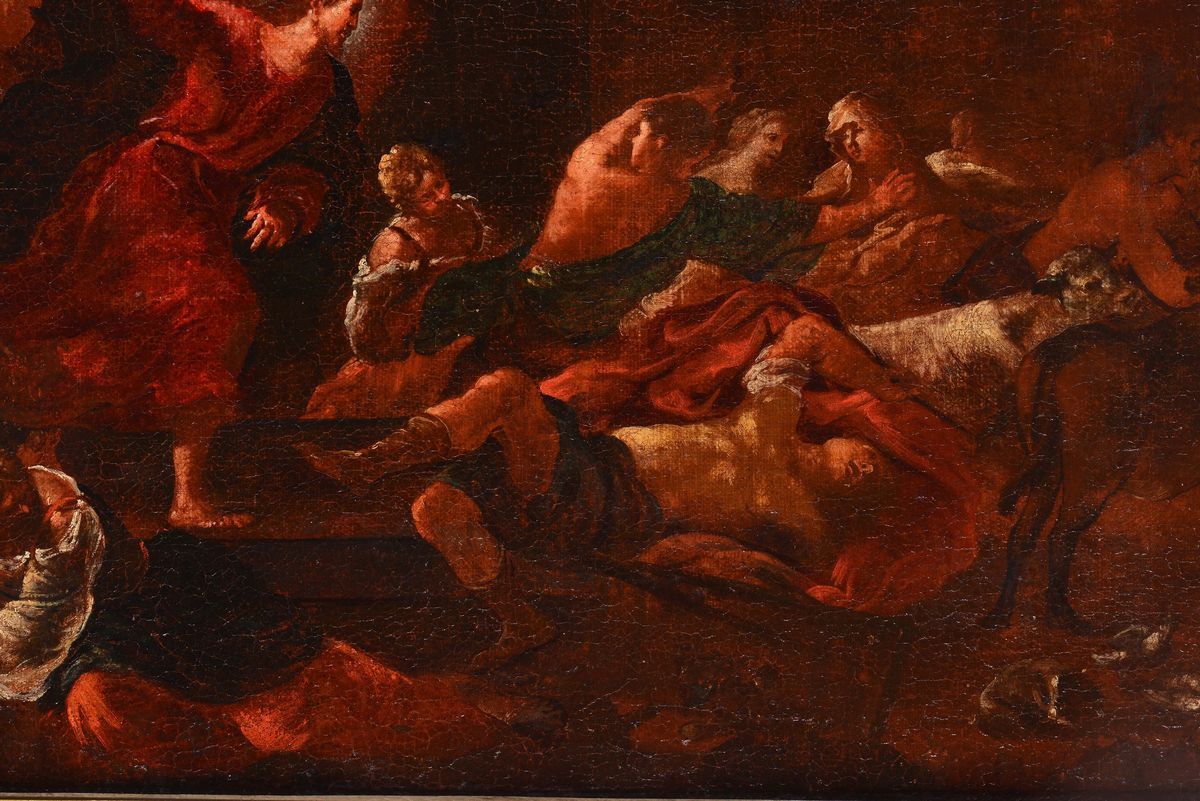 Scuola del XVII Secologesù Caccia i Mercanti dal Tempio