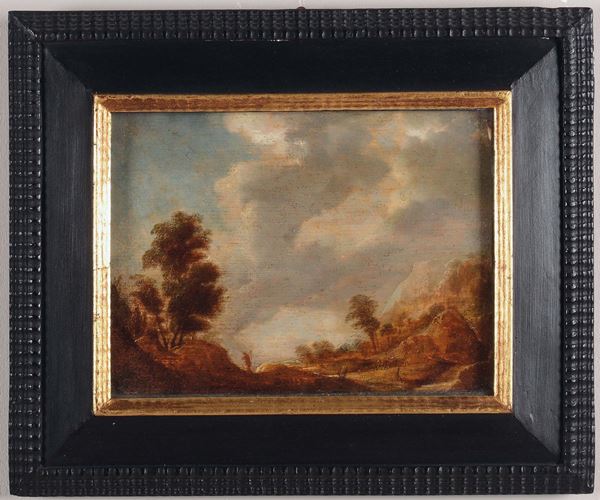Scuola del XVII secolo Paesaggio