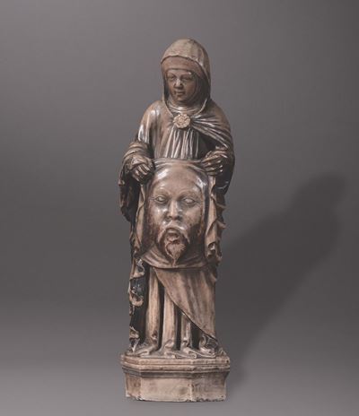 Scultura in Marmo Raffigurante la Veronica, Francia Probabile XIX Secolo