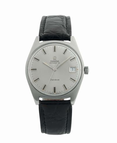 Omega, Automatic, Geneve, Orologio da Polso, Automatico, Impermeabile, in Acciaio, con Datario. R...