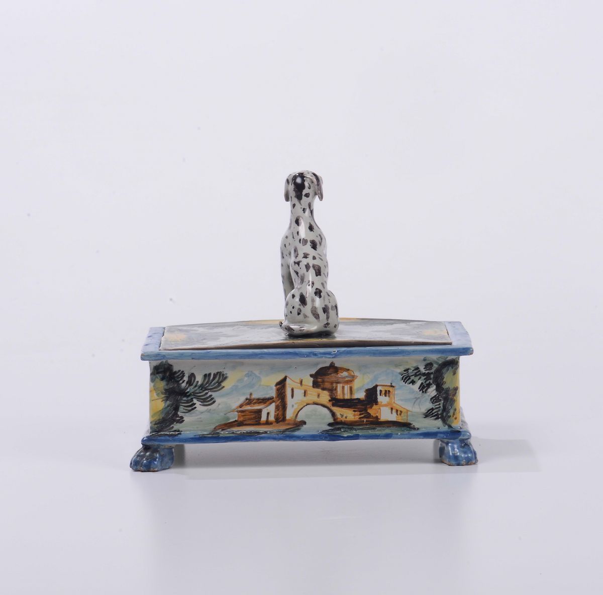 Scatola ( Calamaio ) con Coperchio Bassano ( Attr.), Bottega della Seconda Metà del XVIII Secolo ...