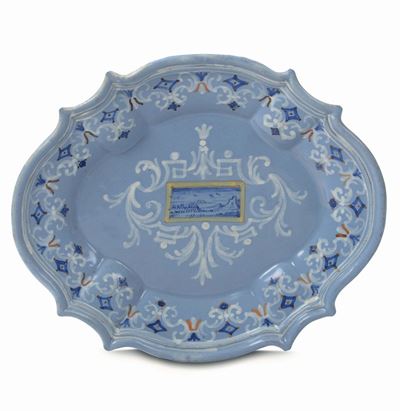 Vassoio Pavia, Bottega della Prima Metà del XVIII Secolo.