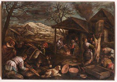 Leandro Bassano (bassano del Grappa 1557 - Venezia 1622), Scuola Diinverno