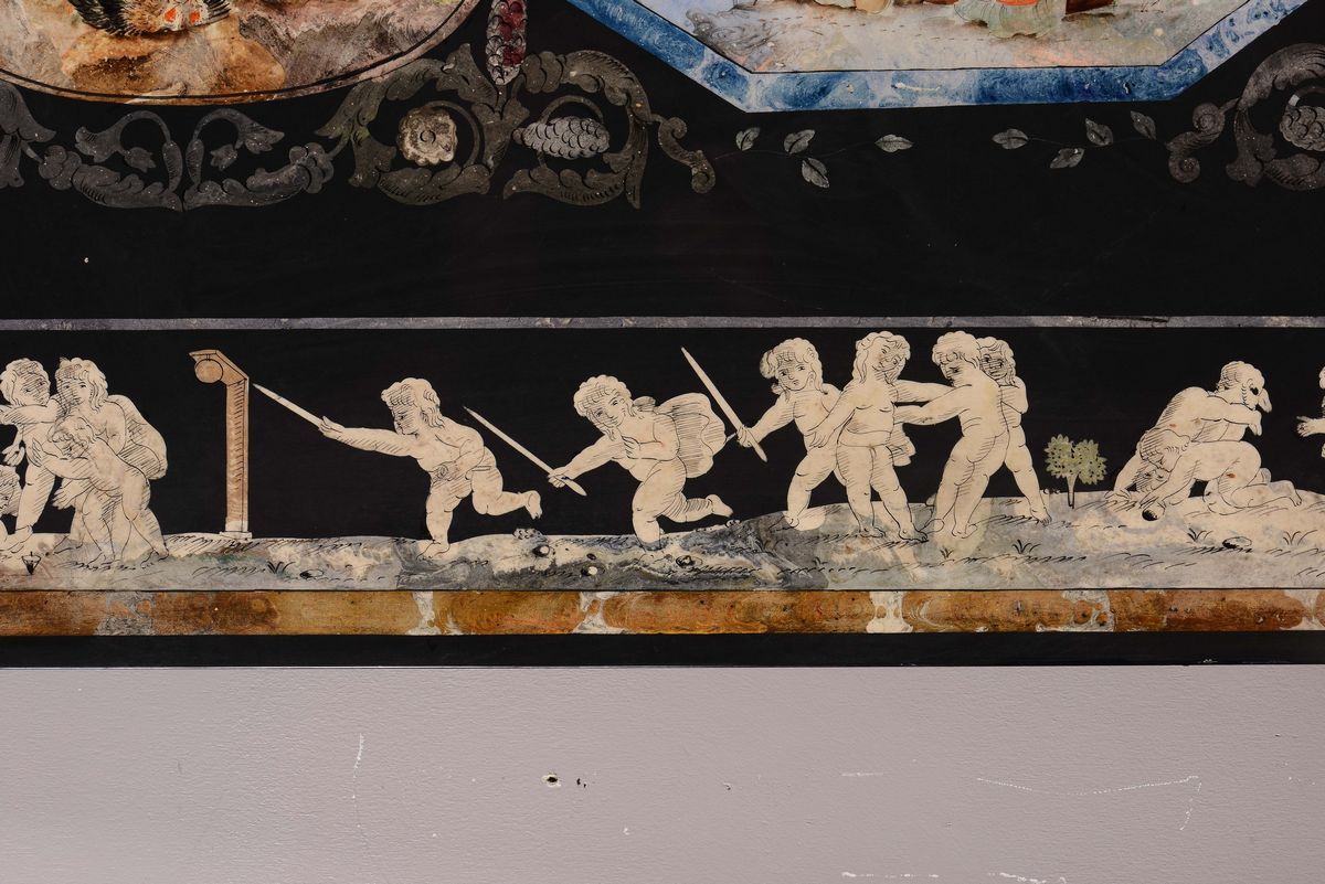 Piano in Scagliola Policroma, XIX-XX Secolo