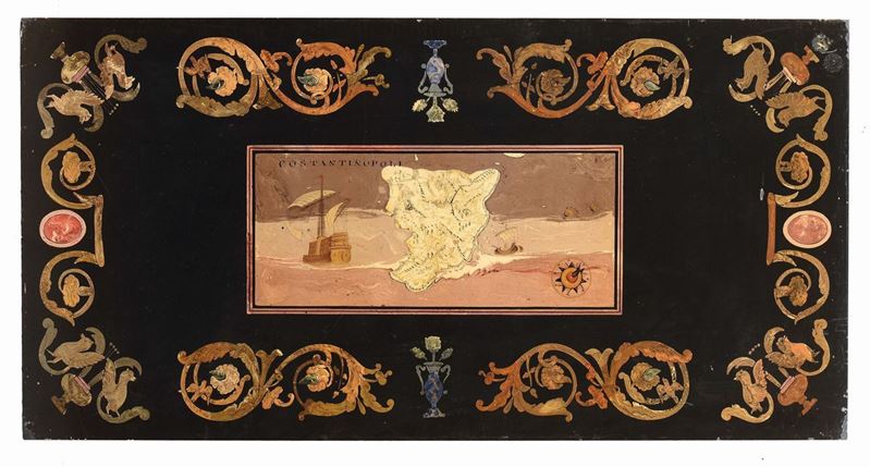 Piano in scagliola, XX secolo  - Auction Asta a Tempo antiquariato - II - Cambi Casa d'Aste