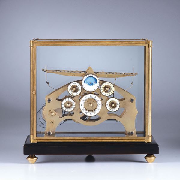 A clock with marbles, 20th century