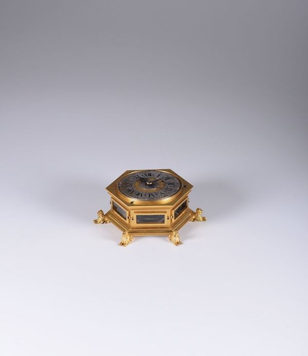 A table clock, Austria/Germany, 18th century