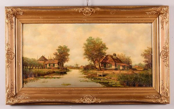 Scuola olandese del XIX secolo Paesaggio