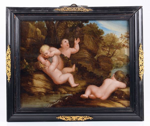 Scuola Veneziana del XVIII secolo Scene allegoriche
