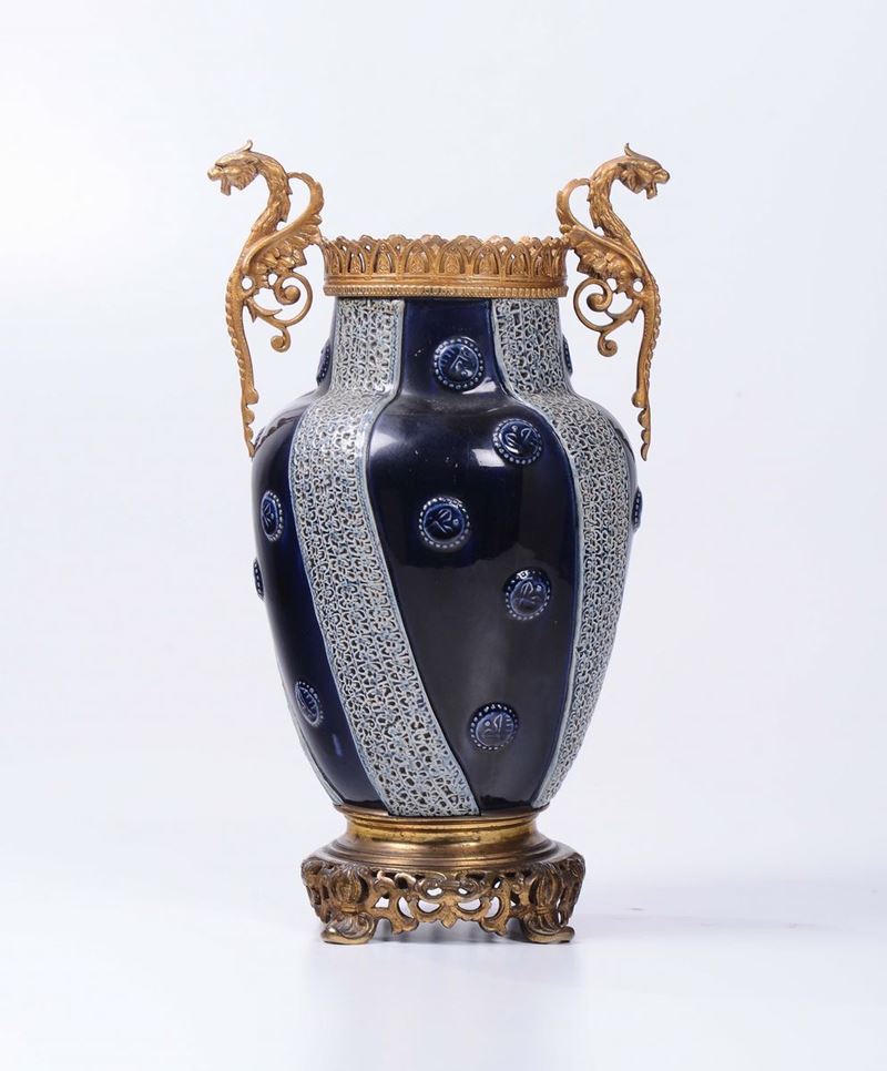 Vaso con decorazioni in bronzo dorato  - Auction Asta a Tempo Antiquariato - II - Cambi Casa d'Aste