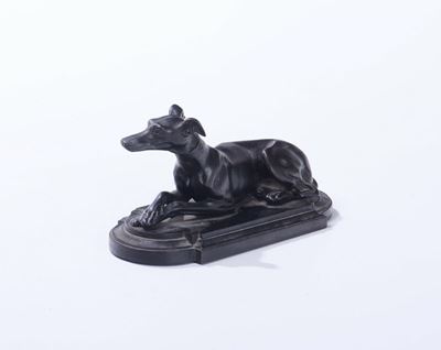 Scultura in Bronzo con Levriero, XX Secolo