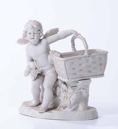 Scultura in Biscuit con Bacco