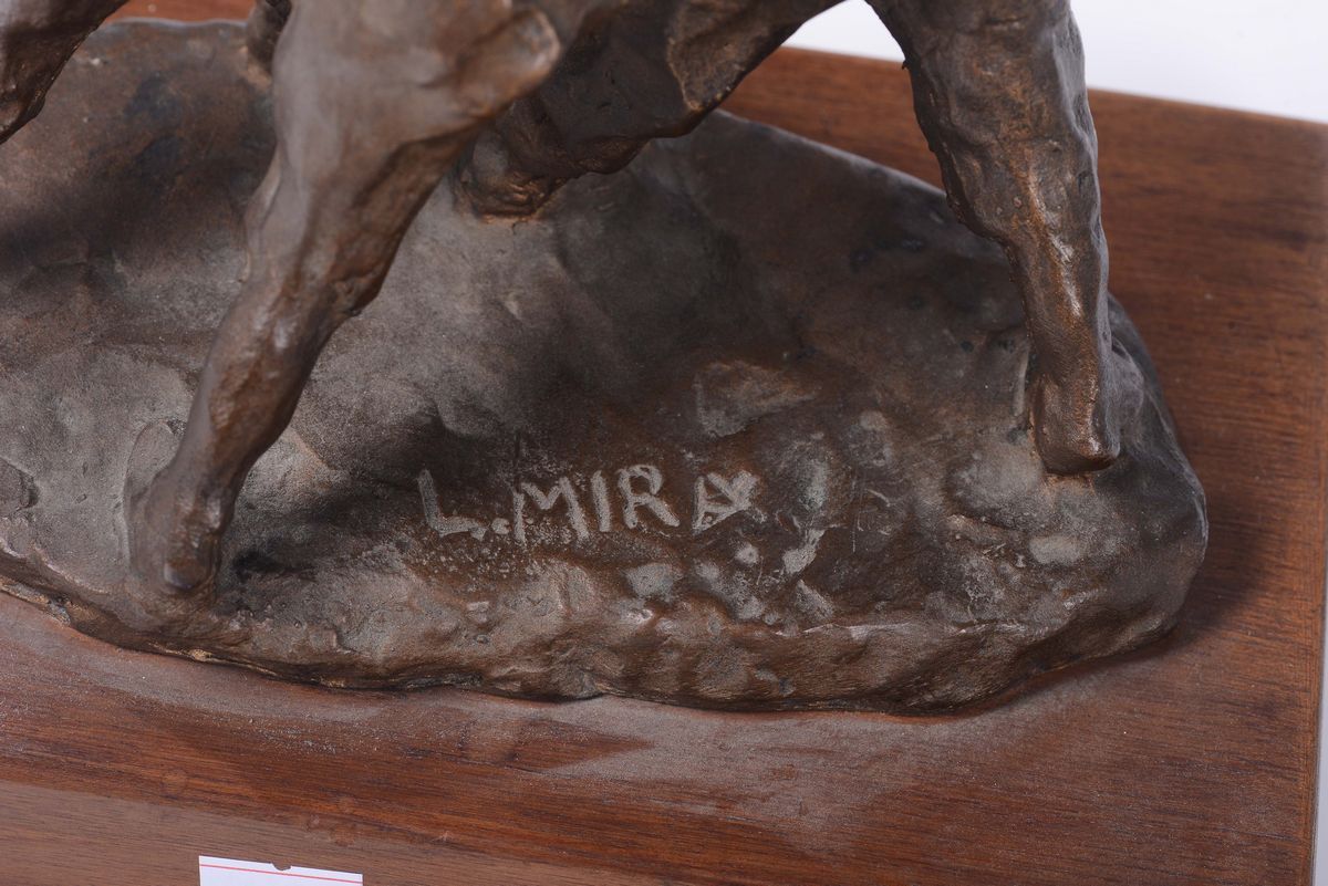 Gruppo in Bronzo Raffigurante Tre Bambini