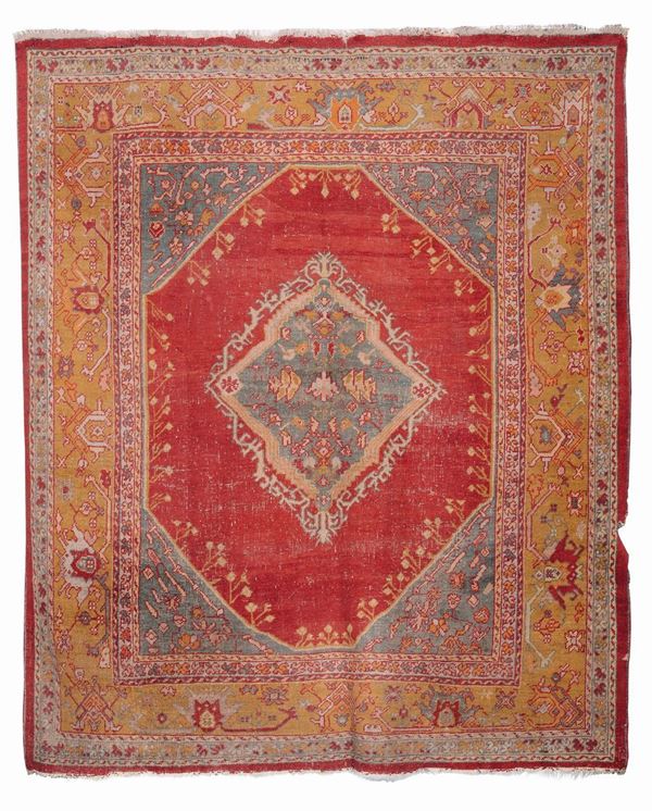 Tappeto anatolico Smirne, fine XIX inizio XX secolo