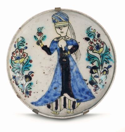 Piccolo Piatto Kütahya, Anatolia, XVIII Secolo
