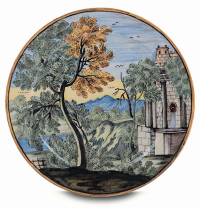 Piattino Castelli, Bottega della Seconda Metà del XVIII Secolo