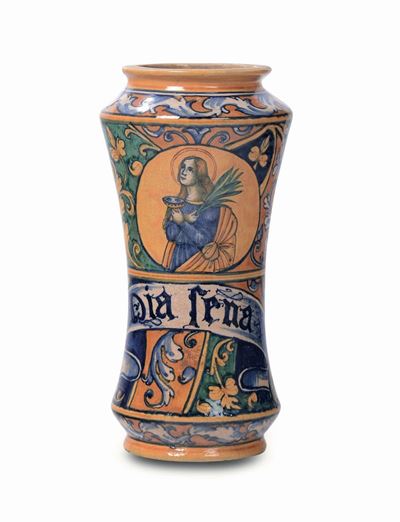 Albarello Faenza, Bottega della Metà del XVI Secolo