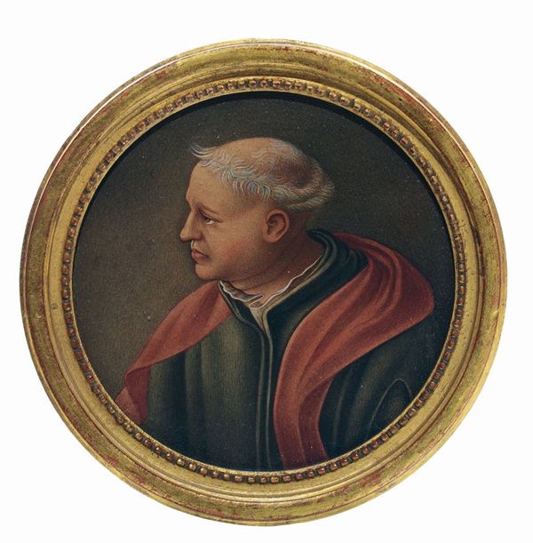 Pittore neoclassico della prima metà del XIX secolo Personaggio fiorentino del XV secolo
