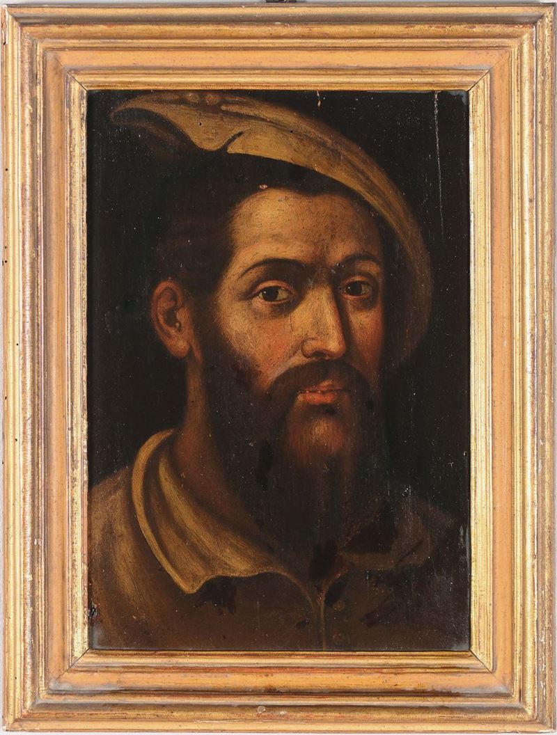 Scuola Toscana della fine del XVII secolo Autoritratto di pittore  - Auction Fine Art - Cambi Casa d'Aste