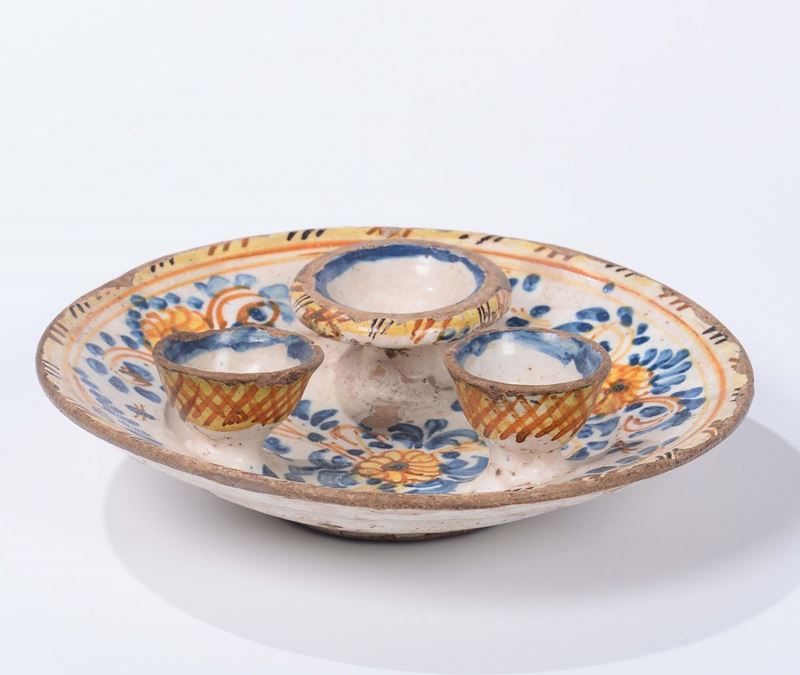 Piatto  Deruta, bottega del XVIII secolo  - Asta Maioliche e porcellane dal XVI al XIX secolo - Cambi Casa d'Aste