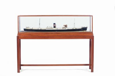 Modello da Cantiere Dell Ss Chulmleigh al Galleggiamento, Inghilterra Inizio XX Secolo