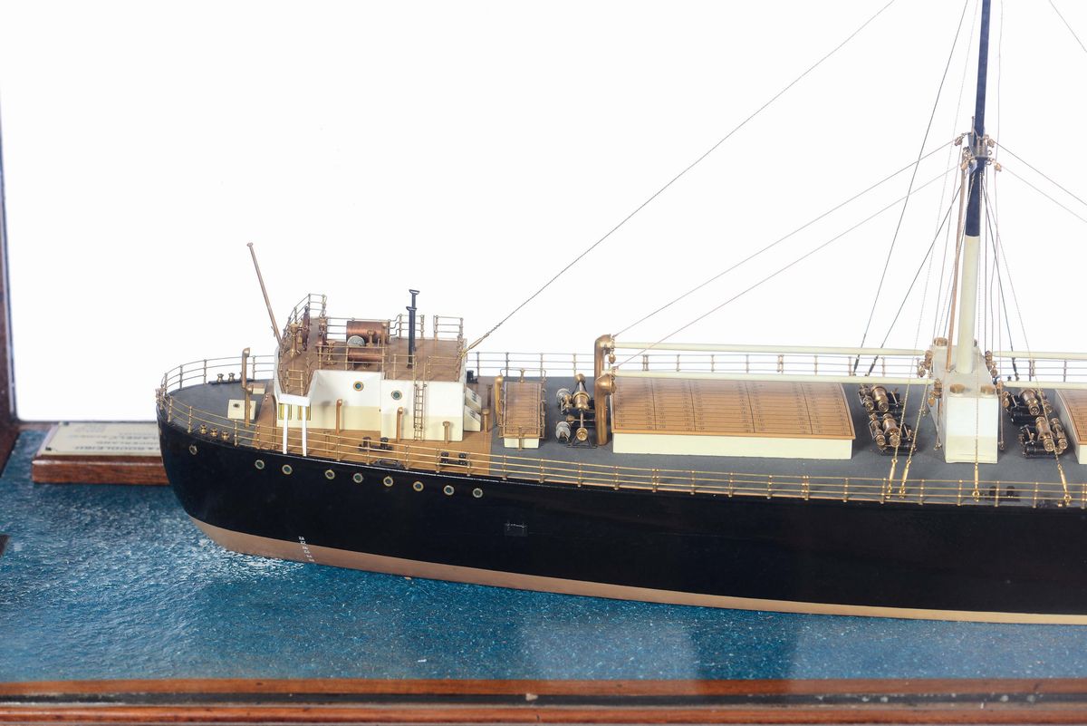Modello da Cantiere Dell Ss Chulmleigh al Galleggiamento, Inghilterra Inizio XX Secolo