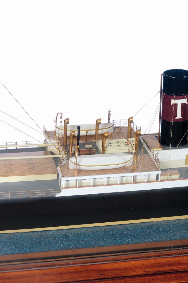 Modello da Cantiere Dell Ss Chulmleigh al Galleggiamento, Inghilterra Inizio XX Secolo