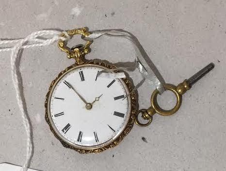 Orologio da tasca in oro giallo. Realizzato circa nel 1800  - Asta Orologi da Polso e da Tasca - Cambi Casa d'Aste