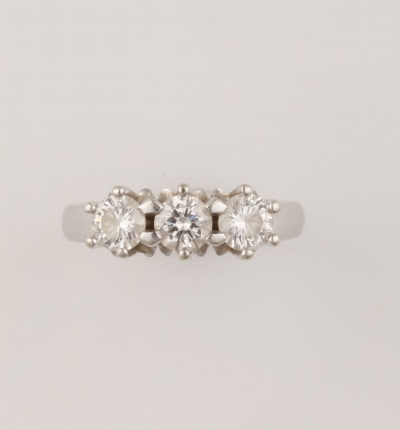 Diamond ring  - Auction Jewels Timed Auction - Cambi Casa d'Aste