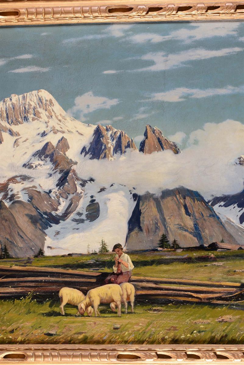 Anonimo del XIX Secolomassiccio del Monte Bianco