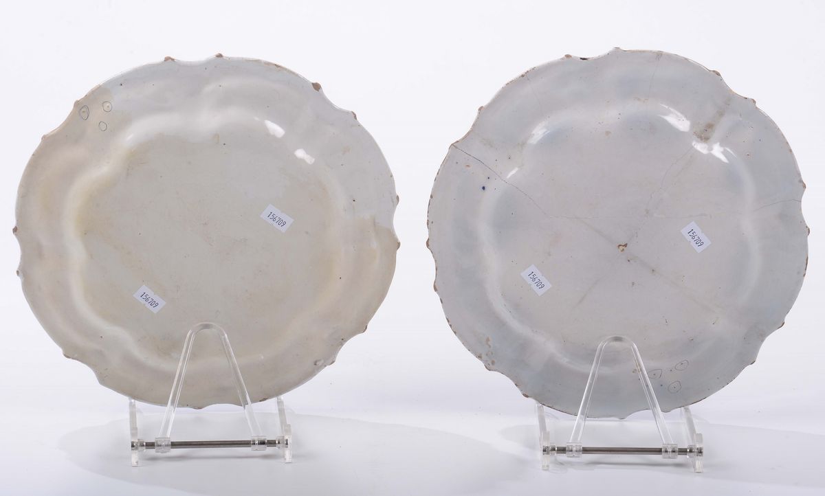Due Piatti Lodi, Fabbrica Coppellotti, Circa 1750