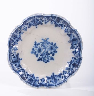 Piatto Lodi. Fabbrica Coppellotti, Circa 1750