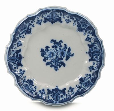 Piatto Lodi, Fabbrica Coppellotti Circa 1750