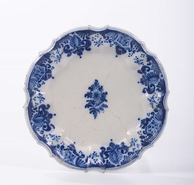 Piatto Lodi. Fabbrica Coppellotti, Circa 1750