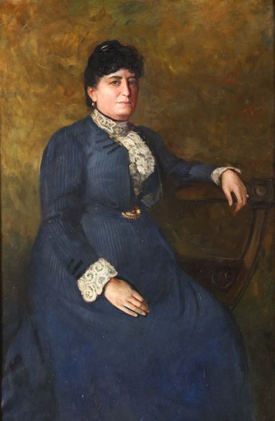 Ambrogio Antonio Alciati (1878-1929)ritratto di Signora