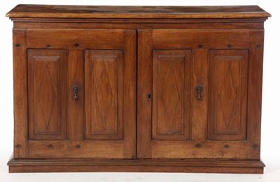 Credenza a Due Ante in Noce, Inizio XIX Secolo