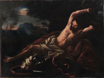 Giovan Battista Pace (roma C.1640 - C.1675)scena Religiosa