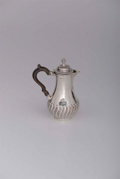 Piccola Caffettiera in Argento, Londra 1881