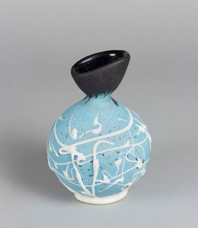 Dino Martens Vetreria Aureliano Toso, Murano, 1955 Ca Vaso in Vetro Arabesco