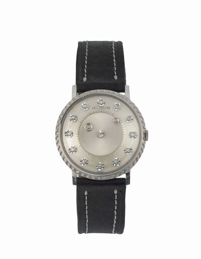 Lecoultre, Misterioso, Orologio da Polso, in Oro Bianco 18k. Realizzato Circa nel 1960