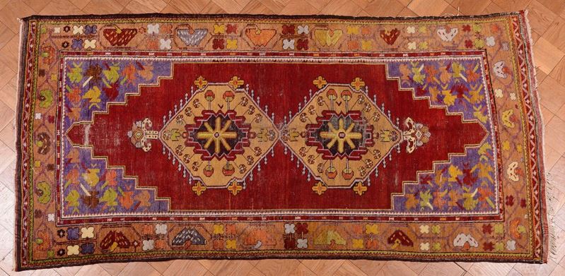 Tappeto Anatolico metà XX secolo  - Auction Ancient Carpets - Cambi Casa d'Aste