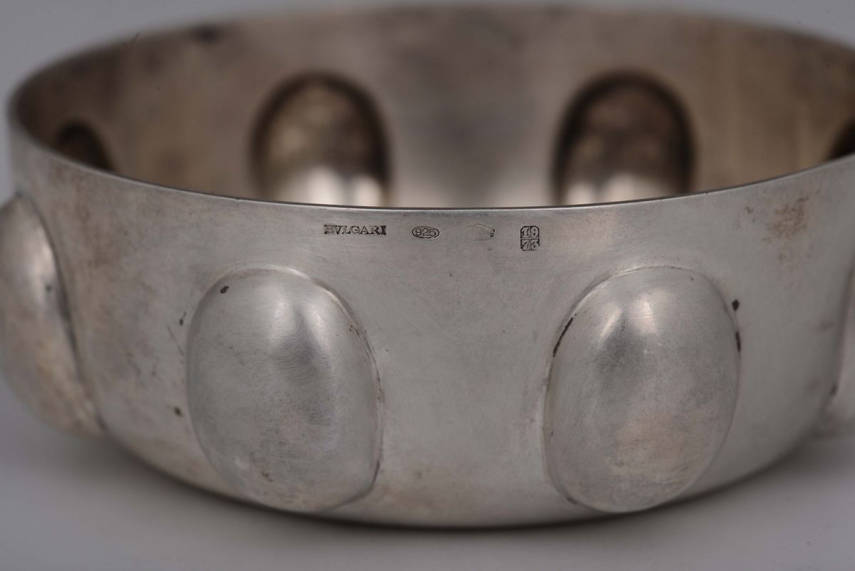 Coppetta in Argento 925 Bulgari, Roma 1973