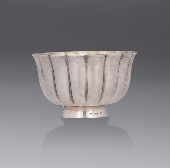 A silver Bulgari bowl, Italy, 20th century