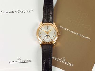 Jaeger-lecoultre, Master Moon, Triple Date Calendar, Pink Gold, Ref.176212s, Orologio da Polso, i...
