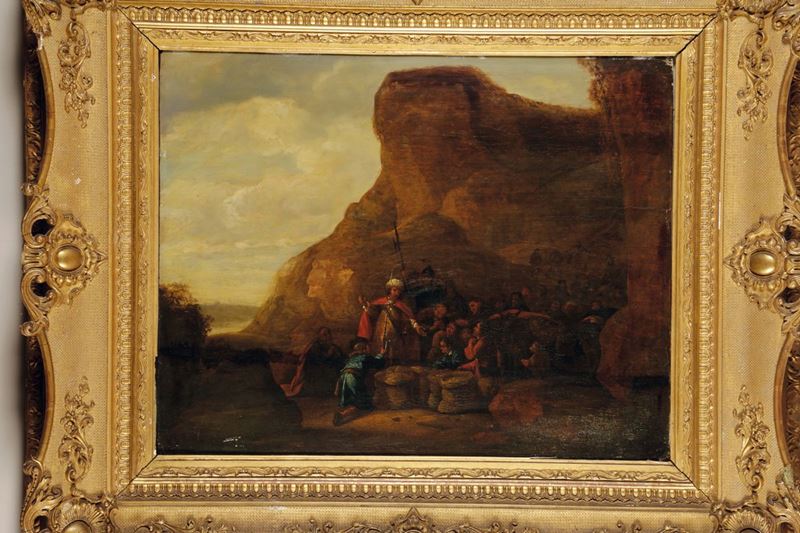 Scuola Fiamminga del XVIII-XIX secolo Scena allegorica  - Auction Fine Art - Cambi Casa d'Aste