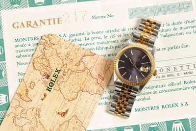Rolex, “oyster Perpetual, Date, Superlative Chronometer Officially Certified,” Ref. 15053, Orolog...